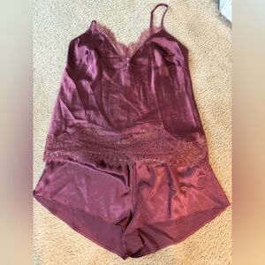 Victoria's Secret Plum Lace Chemise